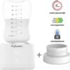 MyBambini's Bottle Warmer Pro™ - Draagbare Baby Flessenwarmer Voor Onderweg - Wit - Geschikt Voor Tommee Tippee