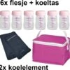 Spectra Moedermelk Flesjes - 6 X 160ml - Met Roze Koeltasje En Koelelementen - Borstvoeding Flesjes - BPA Vrij -Zuigelingenvoeding 1200x1162 12