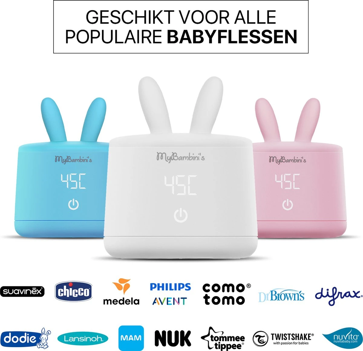 MyBambini's Bottle Warmer Pro™ - Draagbare Baby Flessenwarmer Voor Onderweg - Blauw - Geschikt Voor Smalle Hals Flessen Van Dr. Brown's, Difrax, Medela & Nanobebe 4 MyBambini's Bottle Warmer Pro™ - Draagbare Baby Flessenwarmer Voor Onderweg - Blauw - Geschikt Voor Smalle Hals Flessen Van Dr. Brown's, Difrax, Medela & Nanobebe - Afbeelding 2
