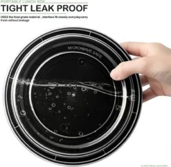 Buxibo - Ronde Maaltijd Meal Prep Containers - Bakjes Rond Met Deksel - Inhoud 900ml - Herbruikbaar Plastic Kunststof - 50 Salade Bakjes - Lunchbox - Diepvriesbakjes - Magnetron Vaatwasser Bestendig - Vershoudbakjes - Plastic Bakjes 10 Buxibo - Ronde Maaltijd Meal Prep Containers - Bakjes Rond Met Deksel - Inhoud 900ml - Herbruikbaar Plastic Kunststof - 50 Salade Bakjes - Lunchbox - Diepvriesbakjes - Magnetron Vaatwasser Bestendig - Vershoudbakjes - Plastic Bakjes -Zuigelingenvoeding 1200x1165 3