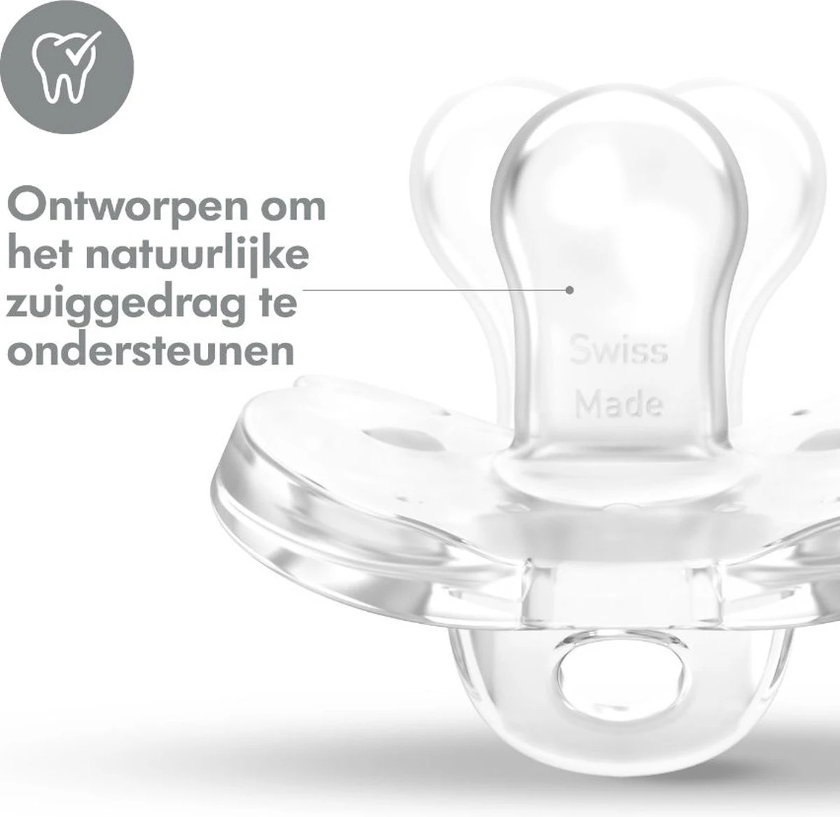 Medela Baby Fopspeen Soft Silicone Superzacht Lichtgewicht Eendelig - Transparant - 0-6 Maanden - 1 Stuks 9 Medela Baby Fopspeen Soft Silicone Superzacht Lichtgewicht Eendelig - Transparant - 0-6 Maanden - 1 Stuks - Afbeelding 7