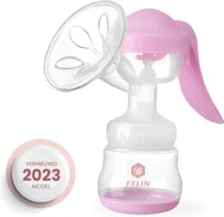 Felin Handkolf - Borstkolf - BPA Vrij - Inclusief 180 Ml Babyfles En Speen