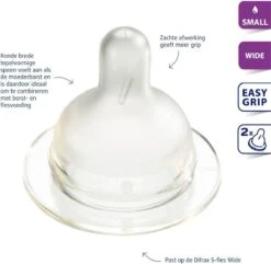 Difrax Flessenspeen Wide Voor Brede Babyflessen - Maat Small - 2 Stuks 21 Difrax Flessenspeen Wide Voor Brede Babyflessen - Maat Small - 2 Stuks -Zuigelingenvoeding 1200x1172 3