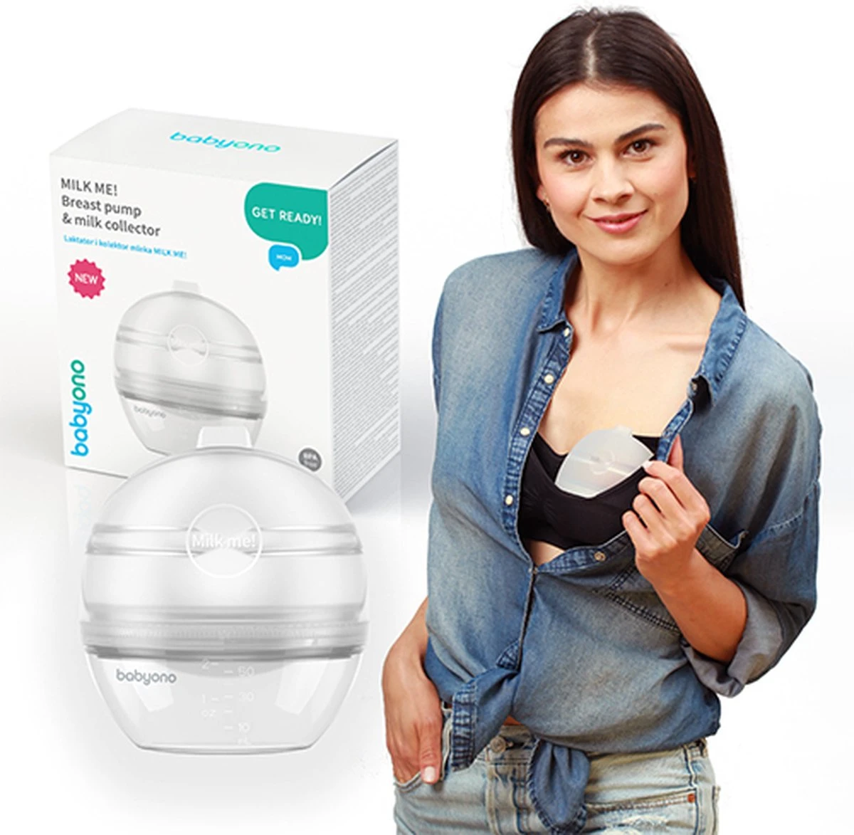 1400 Baby Ono Borstvoedings Collector - Breast Pump - Collector MILK ME! 8 1400 Baby Ono Borstvoedings Collector - Breast Pump - Collector MILK ME! - Afbeelding 6