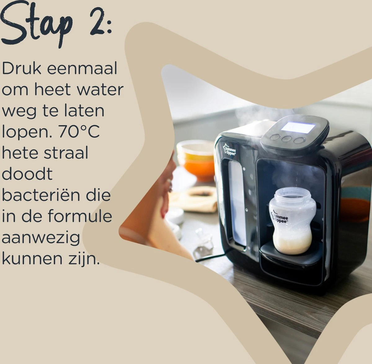Tommee Tippee Perfect Prep Day & Night - Automtische Flessenbereider - Digitaal Display - Instelbaar Volume - Zwarta 11 Tommee Tippee Perfect Prep Day & Night - Automtische Flessenbereider - Digitaal Display - Instelbaar Volume - Zwarta - Afbeelding 9