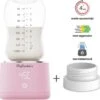 MyBambini's Bottle Warmer Pro™ - Draagbare Baby Flessenwarmer Voor Onderweg - Roze - Geschikt Voor Dr. Brown's (brede Hals), Suavinex & J Bimbi -Zuigelingenvoeding 1200x1175 2