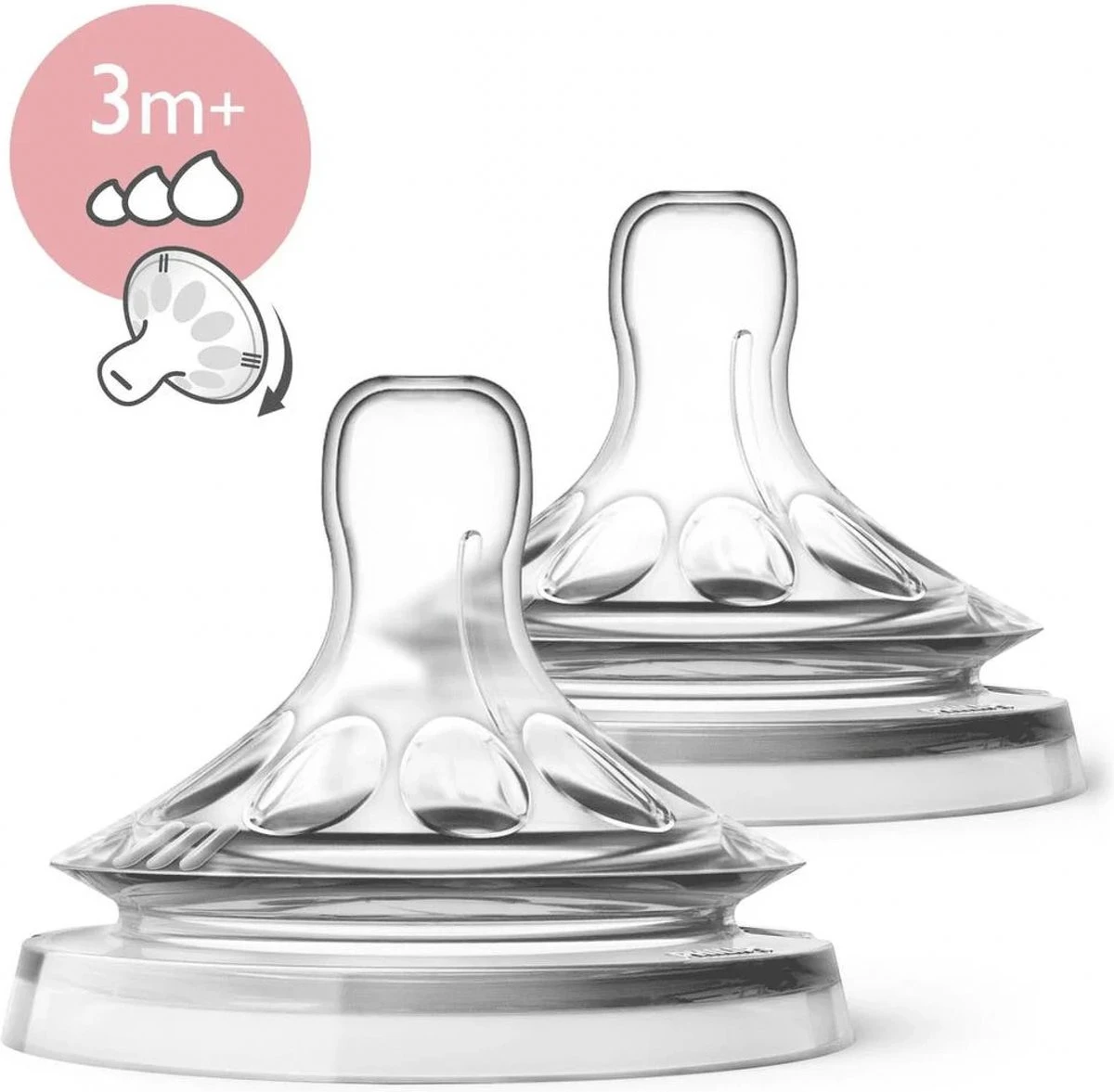 Philips Avent SCF045/27 Natural Speen - 3m+ - 2stuks 3 Philips Avent SCF045/27 Natural Speen - 3m+ - 2stuks