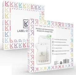 Label Of Kids - Moedermelk Bewaarzakjes - Borstvoeding Bewaarzakje - Met Schenktuit - 200 Ml - BPA Vrij - 120 Stuks - Zoogcompressen -Zuigelingenvoeding 1200x1177 7
