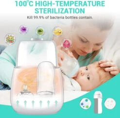 Merkloos Flessenwarmer - Flessenwarmer Onderweg - Verwarming - Baby Bottle Warmer [UPGRADE] -Zuigelingenvoeding 1200x1179 3