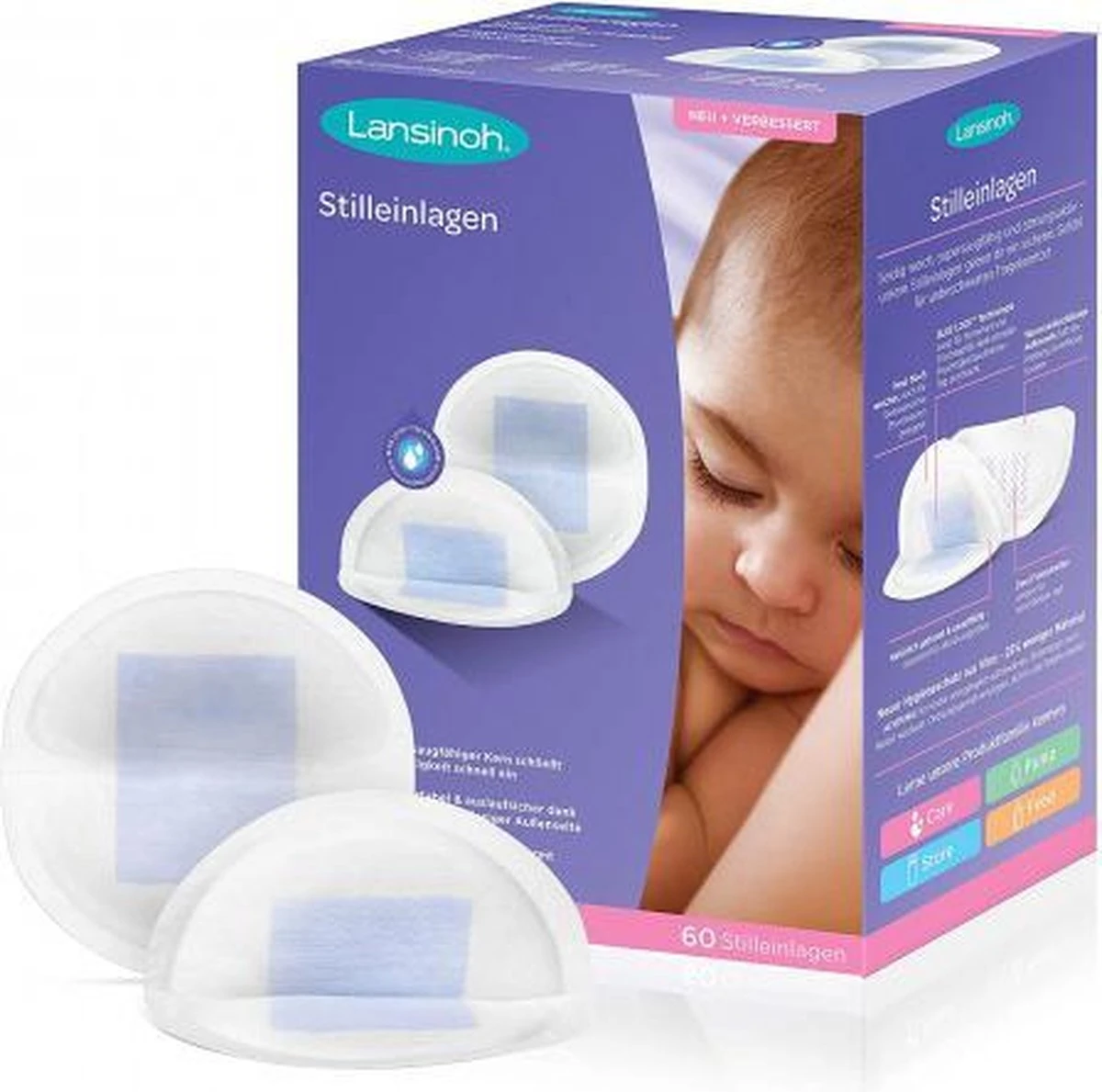 Lansinoh Wegwerpbare Borstcompressen 60stuks NIEUW 10 Lansinoh Wegwerpbare Borstcompressen 60stuks NIEUW - Afbeelding 8