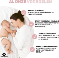 Vulpes BabyCare® Moedermelk Bewaarzakjes Met Schenktuit - Extra Groot - 250 Ml - 210 Stuks - Borstvoeding Bewaarzakje - Borstvoeding Zakjes - BPA Vrij - Incl. Borstvoeding E-book -Zuigelingenvoeding 1200x1191 13