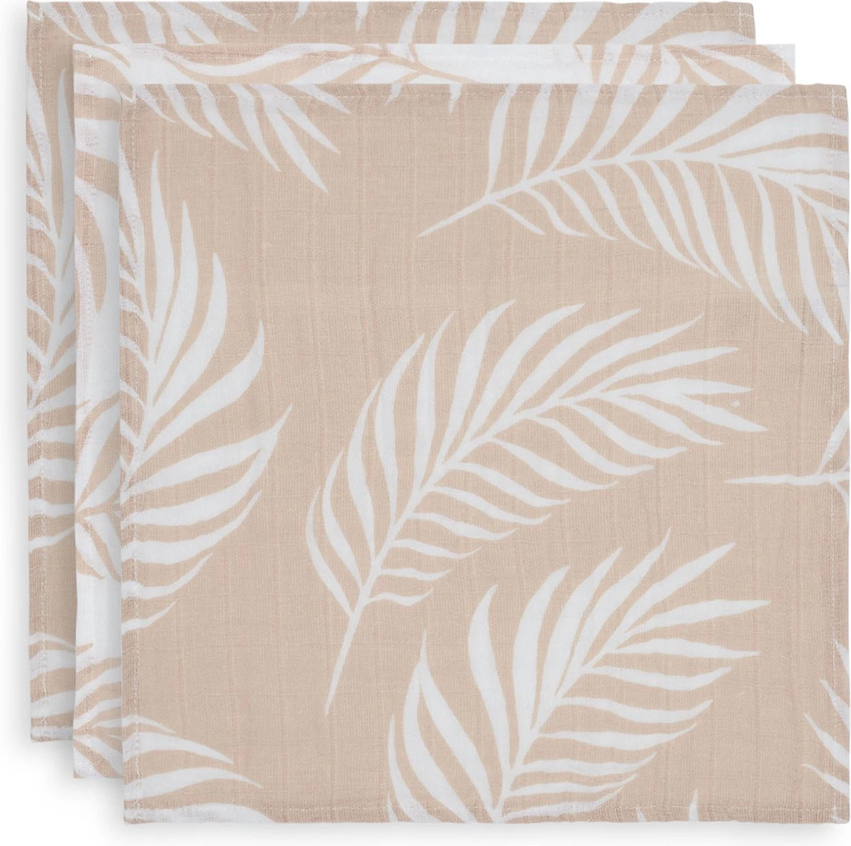 Jollein Hydrofiel Monddoekje Nature - Pale Pink - 3 Stuks 4 Jollein Hydrofiel Monddoekje Nature - Pale Pink - 3 Stuks - Afbeelding 2