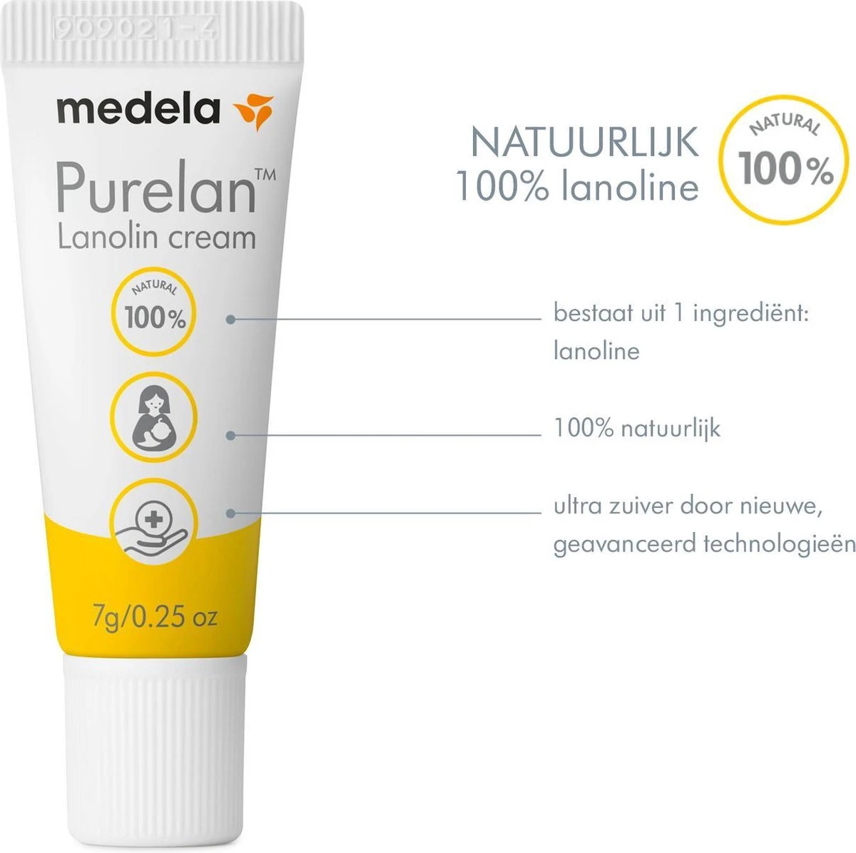 Medela Purelan Tepelzalf Lanoline Tepelcreme Snelle Verlichting Bij Pijnlijke Tepels - Tube 7gr 7 Medela Purelan Tepelzalf Lanoline Tepelcreme Snelle Verlichting Bij Pijnlijke Tepels - Tube 7gr - Afbeelding 5