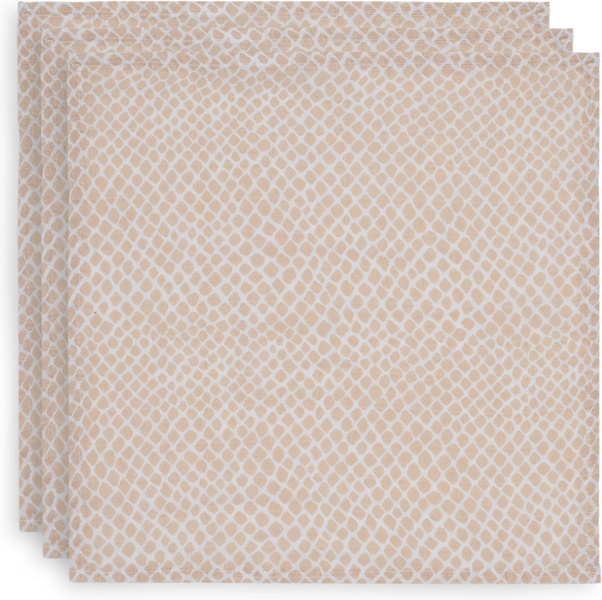 Jollein Hydrofiel Monddoekje Snake - Pale Pink - 3 Stuks 4 Jollein Hydrofiel Monddoekje Snake - Pale Pink - 3 Stuks - Afbeelding 2