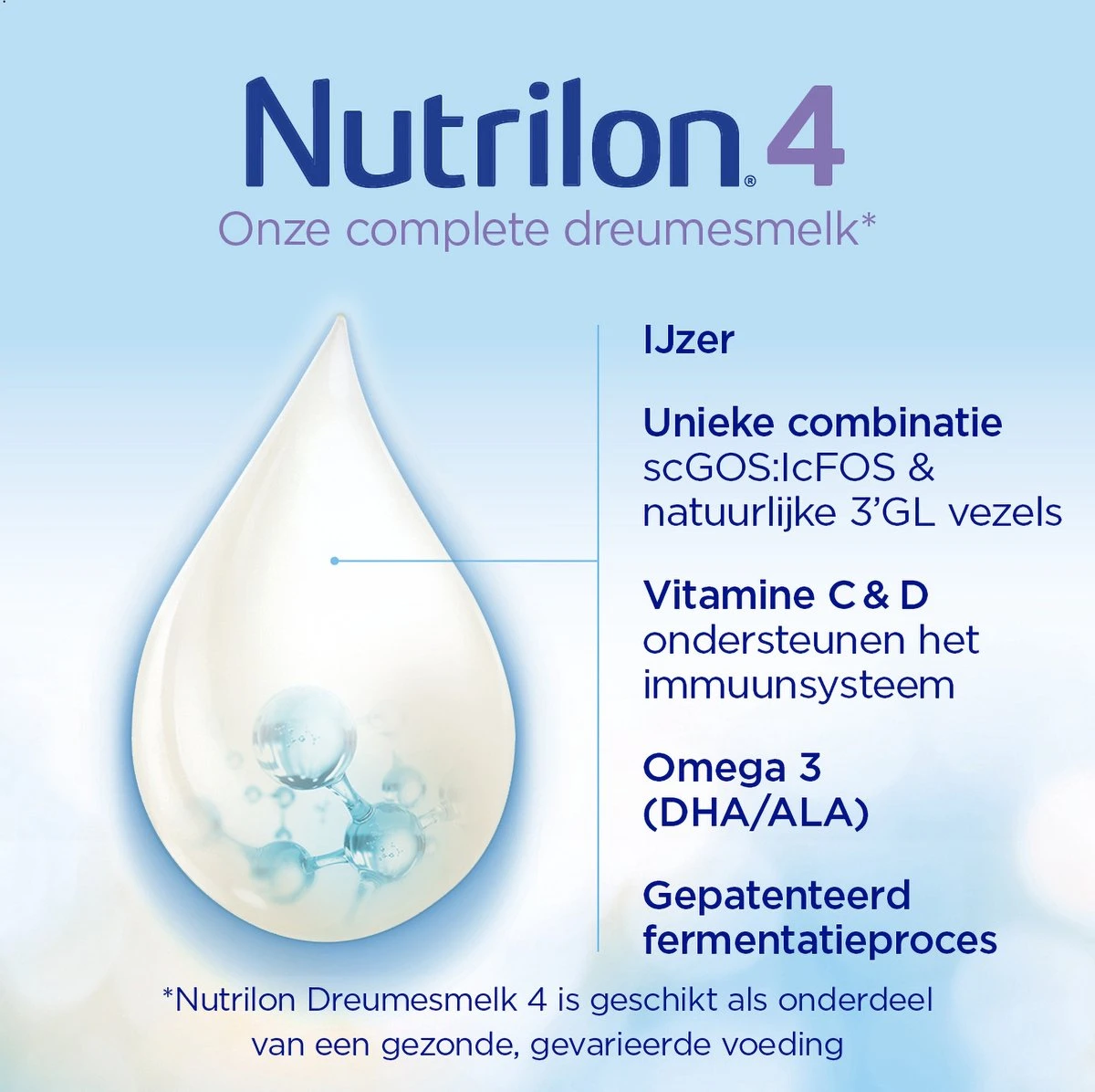 Nutrilon 4 Vanille Dreumesmelk – Flesvoeding Vanaf 1 Jaar – 800g 5 Nutrilon 4 Vanille Dreumesmelk – Flesvoeding Vanaf 1 Jaar – 800g - Afbeelding 3