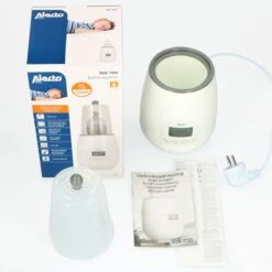 Alecto BW-700 - Snelle Digitale Flessenwarmer 500W Voor Opwarmen, Steriliseren En Ontdooien - Inclusief Stoomkap - Bediening Via Display - Wit -Zuigelingenvoeding 1200x1198 10