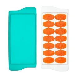 OXO Tot Babyvoeding Diepvriesbakjes - Babyvoeding Bewaarbakjes - Diepvriesbakjes Met Deksel- 14x22 Ml - Teal -Zuigelingenvoeding 1200x1200 1013