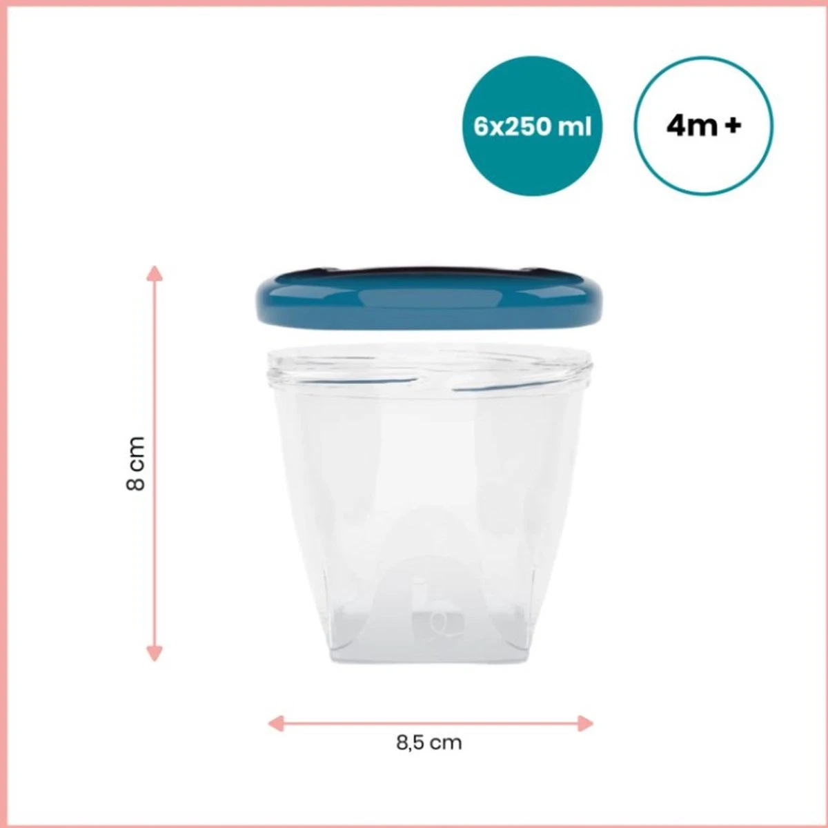 BabyMoov Babybowls 8.45oz Kom 0,25 L Multi Kleuren, Transparant 17 BabyMoov Babybowls 8.45oz Kom 0,25 L Multi Kleuren, Transparant - Afbeelding 15