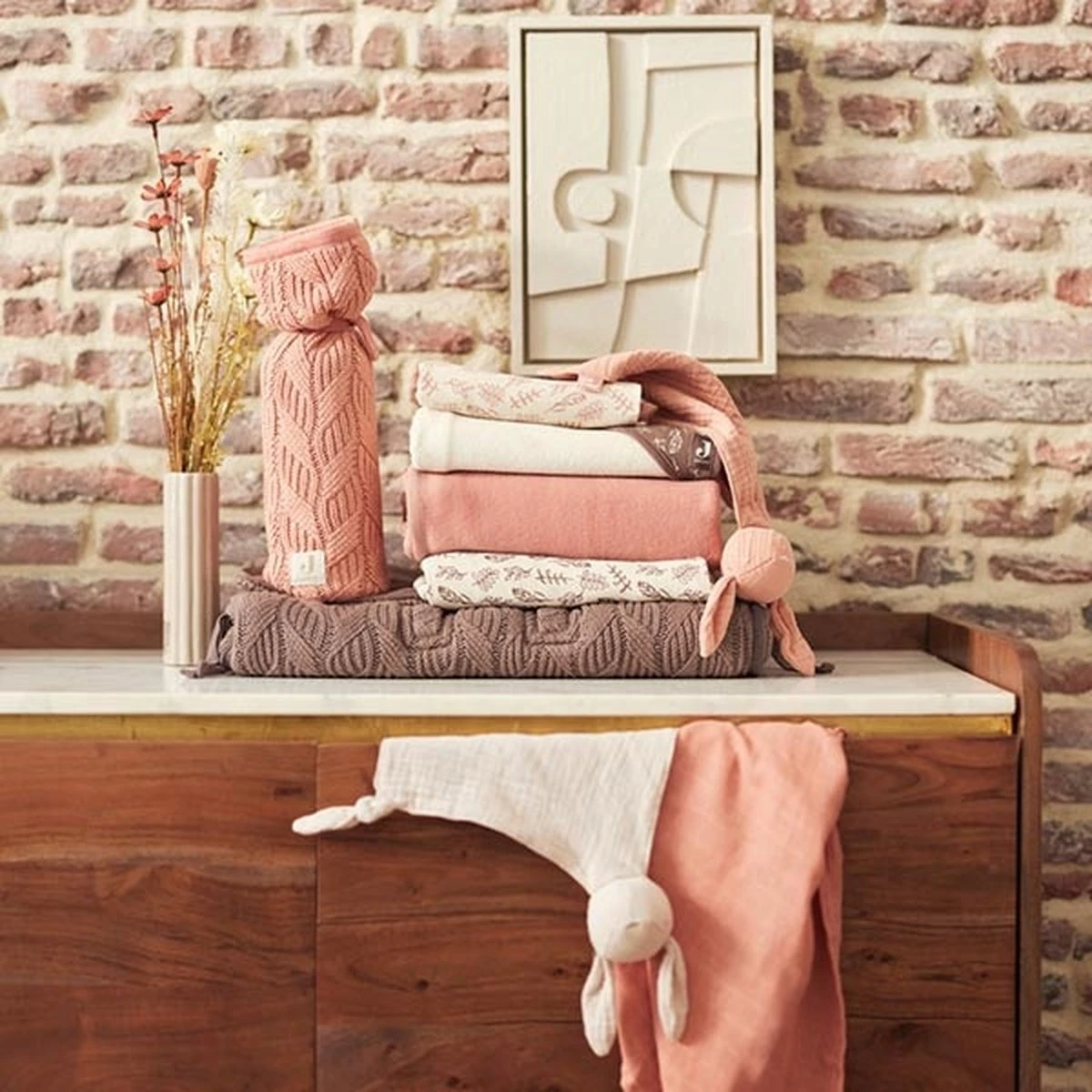 Jollein Speendoekje Bunny Ears - Nougat 11 Jollein Speendoekje Bunny Ears - Nougat - Afbeelding 9