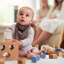 Jollein Slab Bandana Meadow - Chestnut - 2 Stuks -Zuigelingenvoeding 1200x1200 1129