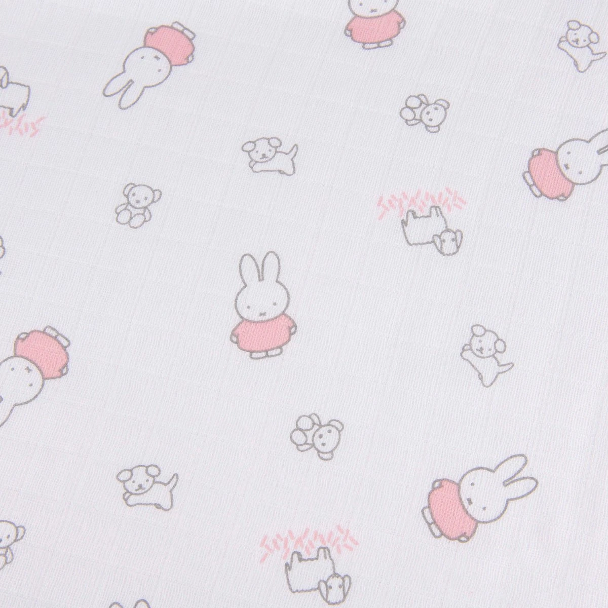 Briljant Baby- Monddoekjes Nijntje - Hydrofiele Doeken - Roze 7 Briljant Baby- Monddoekjes Nijntje - Hydrofiele Doeken - Roze - Afbeelding 5