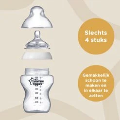 Tommee Tippee Closer To Nature- Zuigflessen - Anti-koelik Ventiel - 260 Ml- Pak Van 6 Stuks - Multi -Zuigelingenvoeding 1200x1200 122