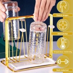 Flessenrek - Droogrek Babyfles - Flessen Rek Baby - Flessendroogrek Met Opvangbak - Afdruiprek - Afwasrek - Flessenrekje - Lekbak - Égouttoir - Goude Droogrek - Vetalo 20 Flessenrek - Droogrek Babyfles - Flessen Rek Baby - Flessendroogrek Met Opvangbak - Afdruiprek - Afwasrek - Flessenrekje - Lekbak - Égouttoir - Goude Droogrek - Vetalo -Zuigelingenvoeding 1200x1200 138