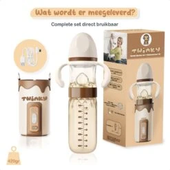 Twinky® Bottlewarmer GO – Draagbare Baby Flessenwarmer Voor Onderweg En Thuis – Incl. PPSU-Kwaliteit Babyflesje + Poederdoosje – USB-C Oplaadbaar -Zuigelingenvoeding 1200x1200 154