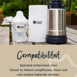 Tommee Tippee Closer To Nature - Draagbare Flessen En Voedselverwarmer - Ideaal Voor Op Reis - Thermisch Geïsoleerd - Roestvrij Staal Met Lekvrij Deksel -Zuigelingenvoeding 1200x1200 176