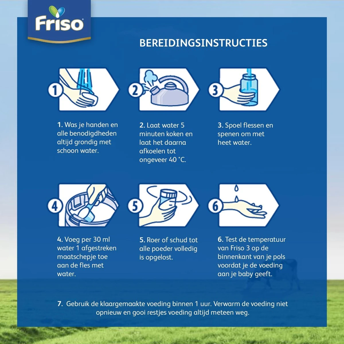 Friso 3 - Opvolgmelk - Vanaf 10 Maanden - 700g - Doos 5 Friso 3 - Opvolgmelk - Vanaf 10 Maanden - 700g - Doos - Afbeelding 3