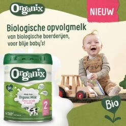 Organix 2 (6+ Maanden) Biologische Opvolgmelk - 3x 700g - Met Melkvet - Zonder Palmolie - Bevat Vitamines C & D - Biologische Flesvoeding - Recyclebare Verpakking 11 Organix 2 (6+ Maanden) Biologische Opvolgmelk - 3x 700g - Met Melkvet - Zonder Palmolie - Bevat Vitamines C & D - Biologische Flesvoeding - Recyclebare Verpakking -Zuigelingenvoeding 1200x1200 255
