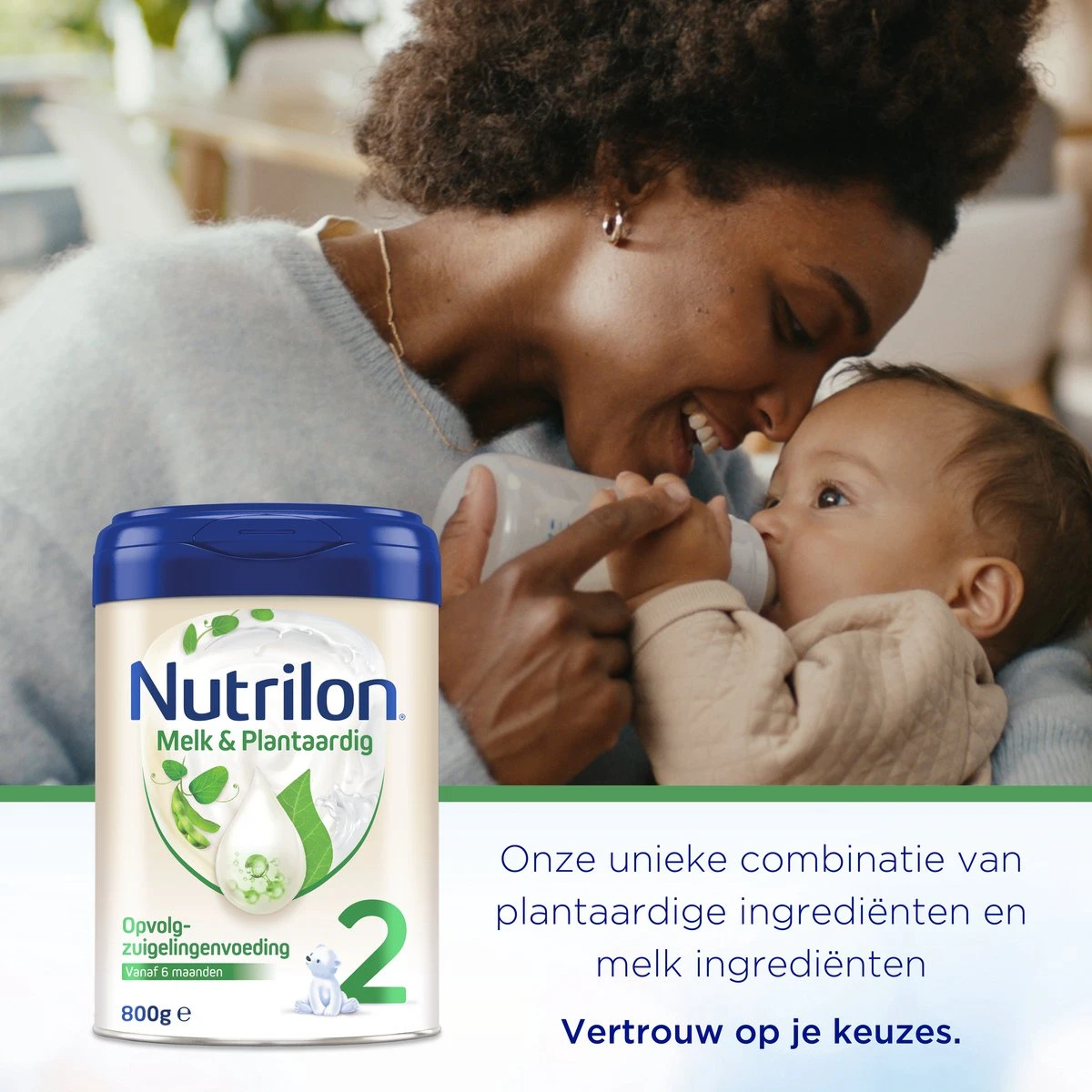 Nutrilon Melk & Plantaardig 2 - Opvolgzuigelingenvoeding 6-12 Maanden - 800 Gram 4 Nutrilon Melk & Plantaardig 2 - Opvolgzuigelingenvoeding 6-12 Maanden - 800 Gram - Afbeelding 2