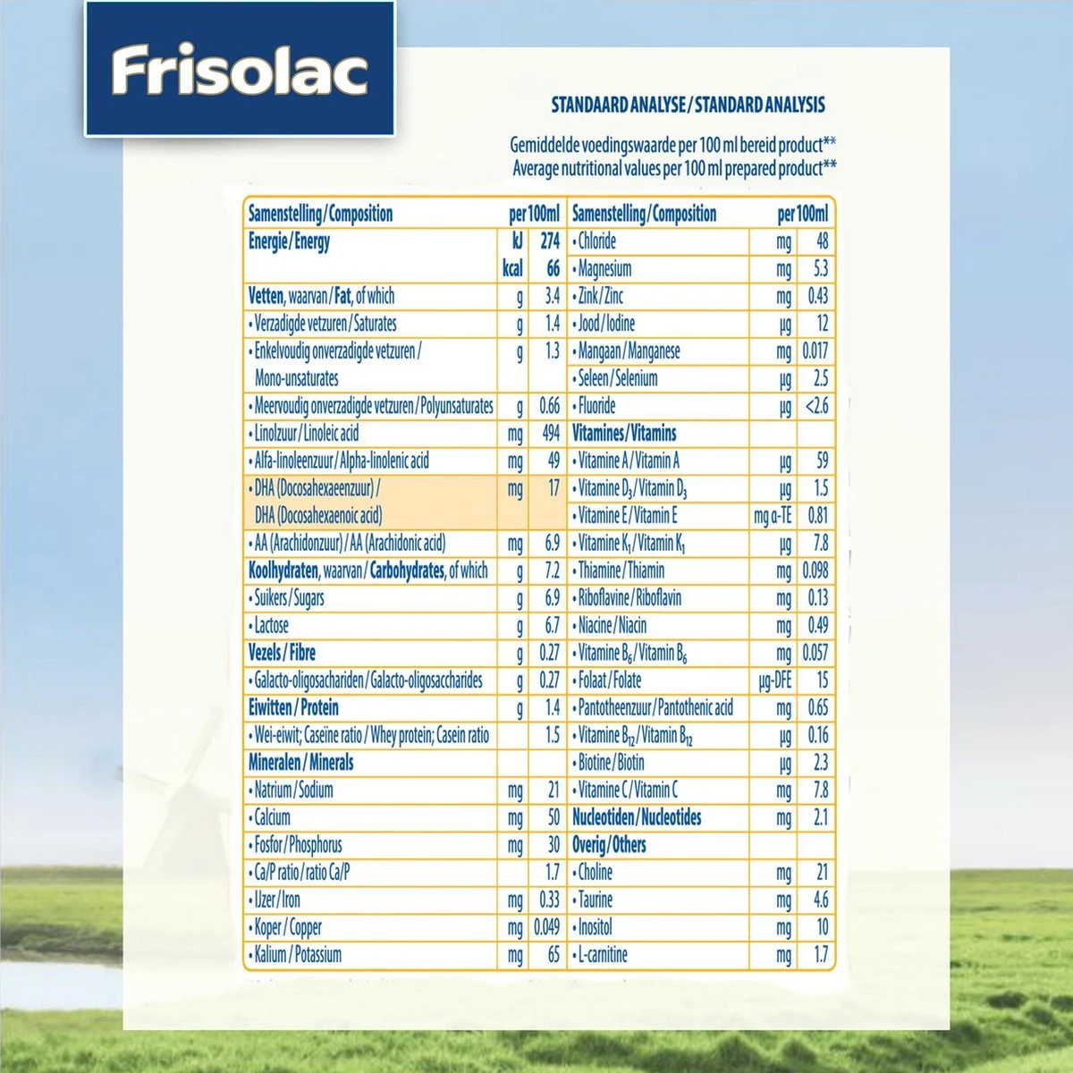 Frisolac 1 - Babyvoeding - 0 Tot 6 Maanden - 700g - Doos 7 Frisolac 1 - Babyvoeding - 0 Tot 6 Maanden - 700g - Doos - Afbeelding 5