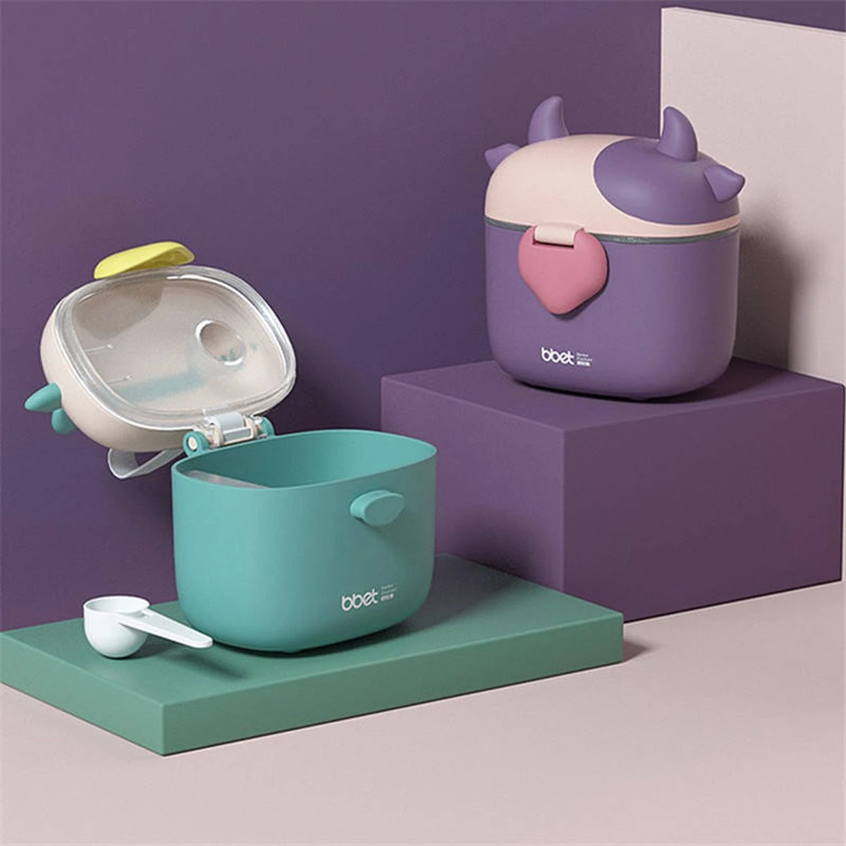 Melkpoeder Toren – Reisbox – Doseerdoosje – Bewaardoos – Dispenser - Groene Snuiter 7 Melkpoeder Toren – Reisbox – Doseerdoosje – Bewaardoos – Dispenser - Groene Snuiter - Afbeelding 5