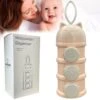Melkpoedertoren Melkpoeder Toren - Roze - Flesvoedingsaccessoires - Babyvoeding Bewaarbakjes - Doseerdoosjes - Kraam Cadeau - BPA Vrij -Zuigelingenvoeding 1200x1200 302
