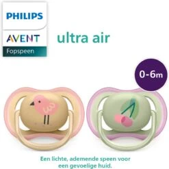 Philips Avent Ultra Air SCF085/13 - Fopspeen - 0 Tot 6 Maanden - 2 Stuks -Zuigelingenvoeding 1200x1200 33