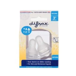 Difrax 1-2-3 Doseerspeen Natural - 2st 20 Difrax 1-2-3 Doseerspeen Natural - 2st -Zuigelingenvoeding 1200x1200 378