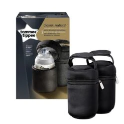 Tommee Tippee Closer To Nature - Geïsoleerde Tas Voor Zuigflessen - Set Van 2 - Zwart -Zuigelingenvoeding 1200x1200 435