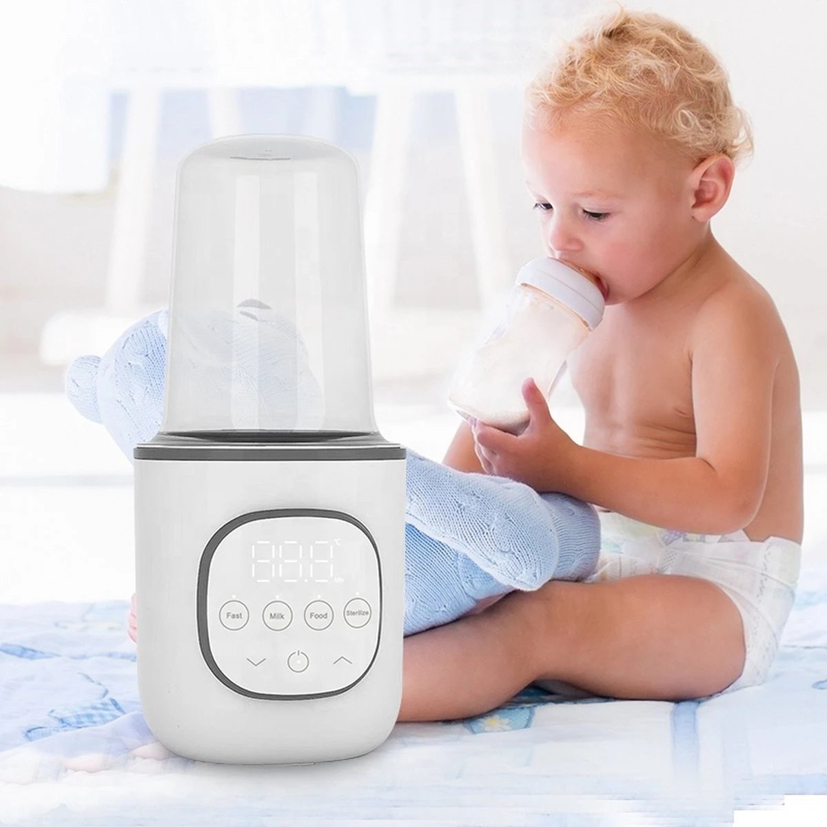 SUBADA S7608 - Flessenwarmer Met Snelle Opwarming - Babyvoeding En Sterilisator - 24-uur Warmhouden 4 SUBADA S7608 - Flessenwarmer Met Snelle Opwarming - Babyvoeding En Sterilisator - 24-uur Warmhouden - Afbeelding 2