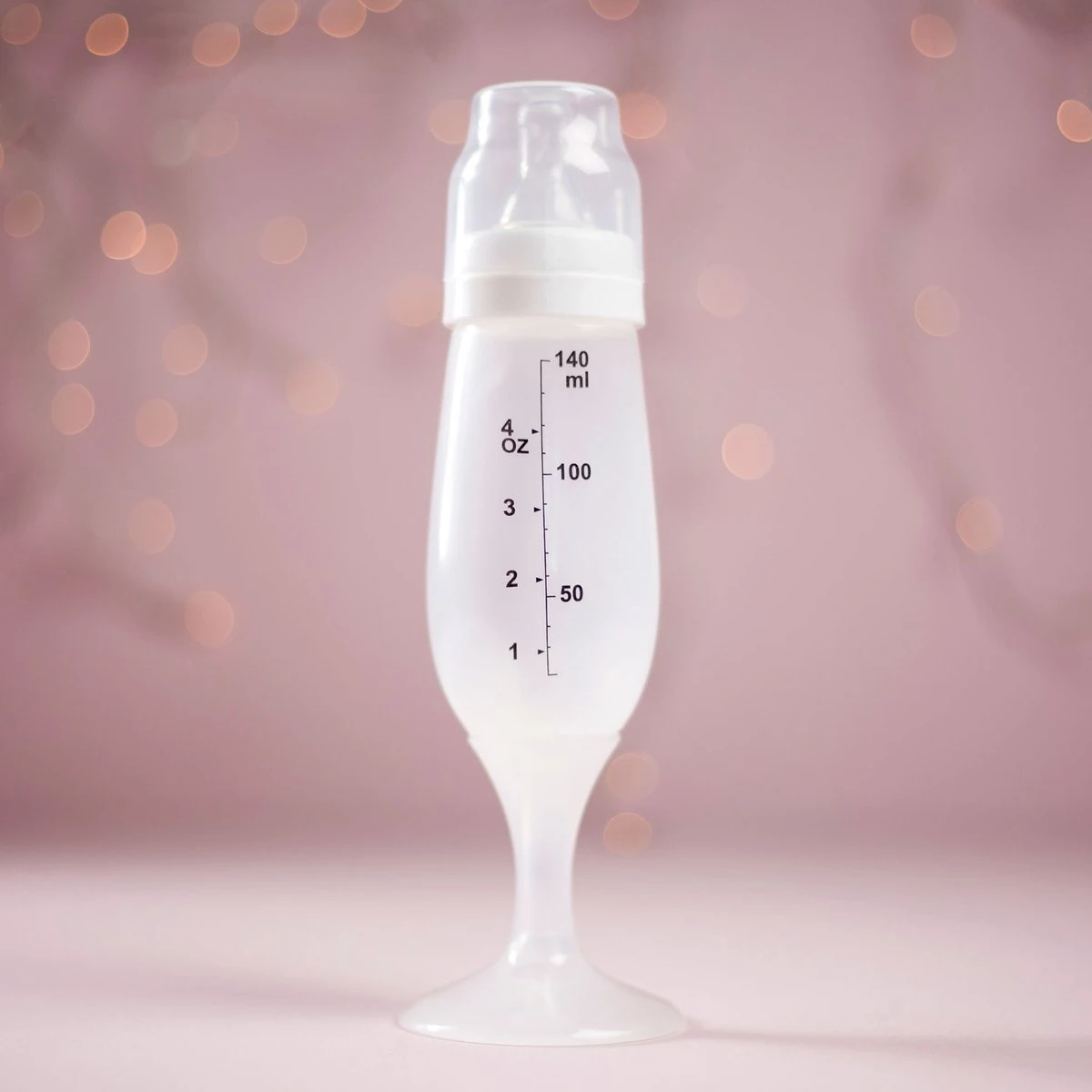 Babyfles Champagneglas - BPA Vrij - 140ml 4 Babyfles Champagneglas - BPA Vrij - 140ml - Afbeelding 2