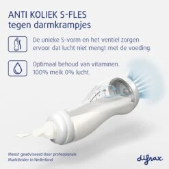 Difrax Babyfles 250 Ml Natural - Anti-Colic - Lichtbruin - 2 Stuks 13 Difrax Babyfles 250 Ml Natural - Anti-Colic - Lichtbruin - 2 Stuks -Zuigelingenvoeding 1200x1200 555