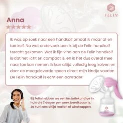 Felin Handkolf - Borstkolf - BPA Vrij - Inclusief 180 Ml Babyfles En Speen -Zuigelingenvoeding 1200x1200 584