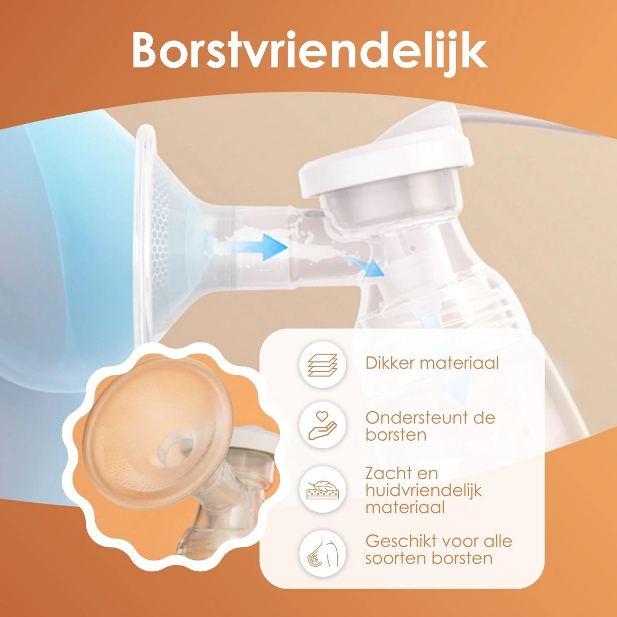 BYER Borstkolf - Dubbele Elektrische Kolf - Oplaadbare Accu - Inclusief 2x180 Ml Babyfles + Speen 5 BYER Borstkolf - Dubbele Elektrische Kolf - Oplaadbare Accu - Inclusief 2x180 Ml Babyfles + Speen - Afbeelding 3