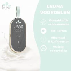 Leuna Comfort - Elektrische Borstkolf - Dubbele Borstkolf - Oplaadbare Accu - Gemakkelijk Schoonmaken - Stille Kolf - Kolfapparaat - Borstkolf - Borstkolven - Kolf - Rood/roze -Zuigelingenvoeding 1200x1200 640