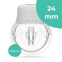 Nutrea EasyFlow – Elektrische Draadloze Borstkolf 24 Mm – Handsfree Borstkolf – Oplaadbare Accu – Snelheid Aanpasbaar -Zuigelingenvoeding 1200x1200 646