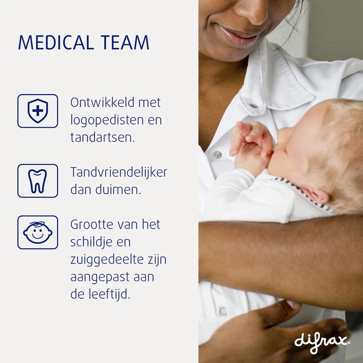 Difrax Fopspeen 0-6 Maanden Natural Speen - I Love Mama - Rood/Wit - 2 Stuks 4 Difrax Fopspeen 0-6 Maanden Natural Speen - I Love Mama - Rood/Wit - 2 Stuks - Afbeelding 2