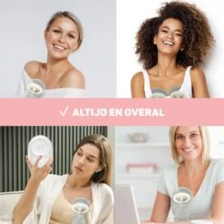 Vulpes BabyCare® Borstkolf Kolfapparaat - Dubbele Elektrische Borstkolf Met Nachtlamp - Oplaadbare Accu - Draagbaar - BPA-Vrij - Incl. 60 Moedermelkbewaarzakjes - PRO Versie -Zuigelingenvoeding 1200x1200 691