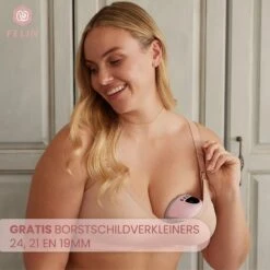 Felin Handsfree Borstkolf - Dubbele Draadloze Elektrische Borstkolf - Inclusief 30 Moedermelk Bewaarzakjes, 3 Maten Borstschildverkleiners & E-Book 14 Felin Handsfree Borstkolf - Dubbele Draadloze Elektrische Borstkolf - Inclusief 30 Moedermelk Bewaarzakjes, 3 Maten Borstschildverkleiners & E-Book -Zuigelingenvoeding 1200x1200 730