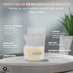 Vulpes BabyCare® Moedermelk Bewaarzakjes Met Schenktuit - Extra Groot - 250 Ml - 210 Stuks - Borstvoeding Bewaarzakje - Borstvoeding Zakjes - BPA Vrij - Incl. Borstvoeding E-book -Zuigelingenvoeding 1200x1200 767