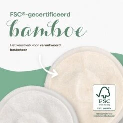 NATURE'S Groove Wasbare Zoogcompressen - Cup AA T/m C - Borstcompressen Wasbaar - Incl Waszakje En Opbergetui - 16 Stuks - Wit -Zuigelingenvoeding 1200x1200 780